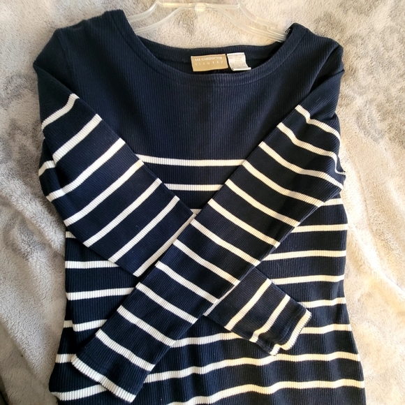 Liz Claiborne Size Medium, 3/4 Sleeve Maxi Dress - Picture 4 of 6